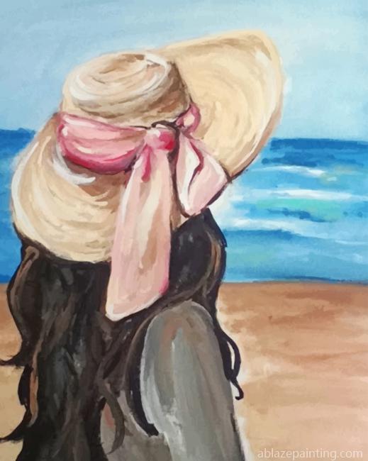Girl In The Beach New Paint By Numbers.jpg