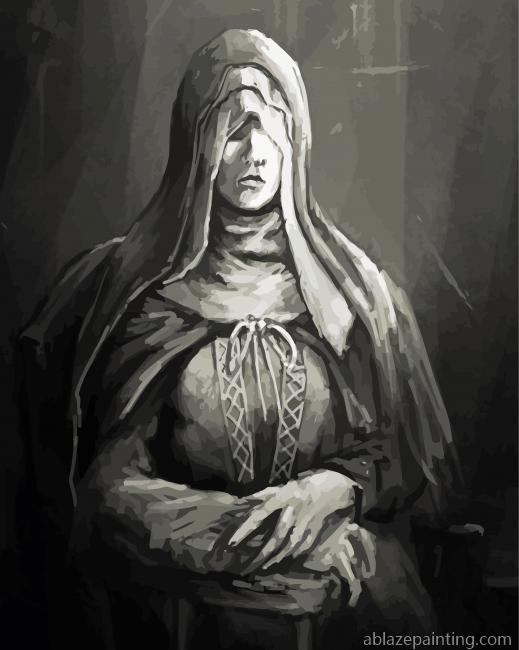 Black And White Sister Friede Paint By Numbers.jpg