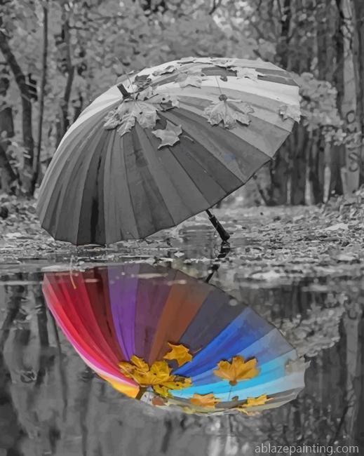 Umbrella Water Reflection New Paint By Numbers.jpg