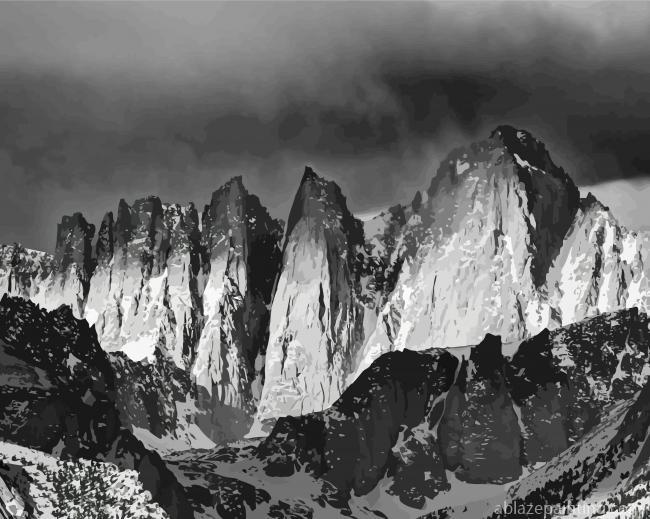 Black And White Mt Whitney Paint By Numbers.jpg