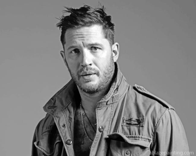 Black And White Tom Hardy Actors Paint By Numbers.jpg