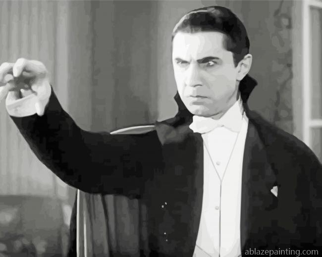 Black And White Bela Lugosi Dracula Paint By Numbers.jpg