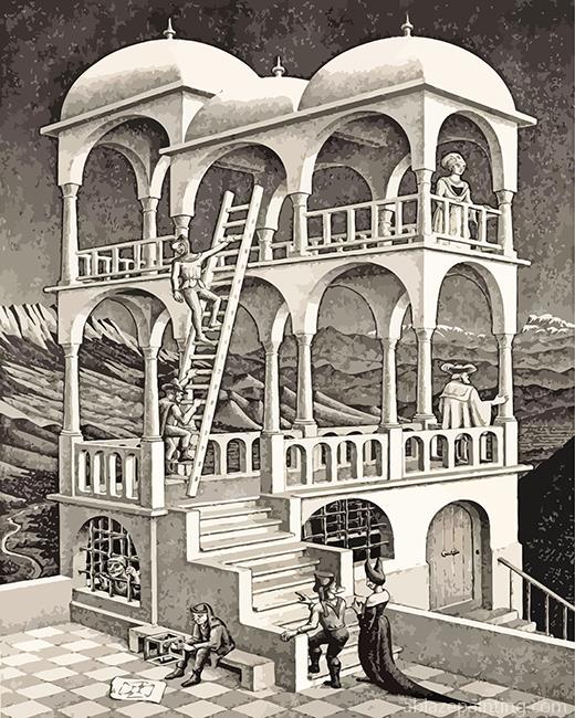Belvedere Escher Paint By Numbers.jpg