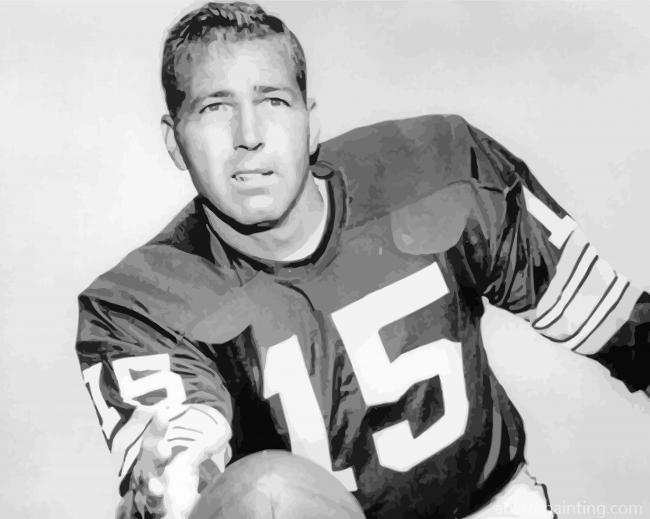 Black And White Bart Starr Paint By Numbers.jpg