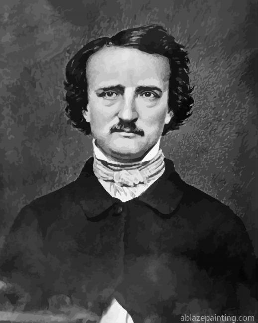 Black And White Edgar Allen Poe Paint By Numbers.jpg