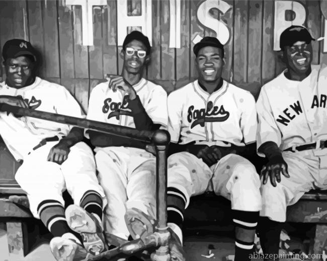 Black And White Negro League Baseball Players Paint By Numbers.jpg