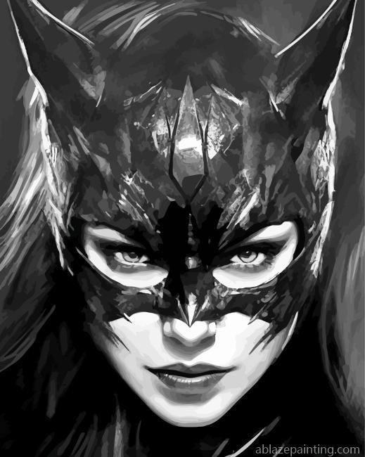Black And White Cat Woman Paint By Numbers.jpg