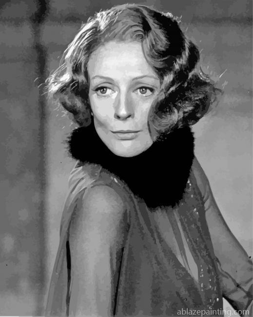 Black And White Maggie Smith Paint By Numbers.jpg