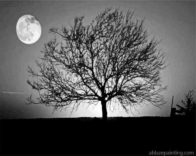 Dark Tree With Moon Paint By Numbers.jpg