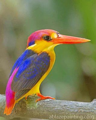 Oriental Dwarf Kingfisher Paint By Numbers.jpg
