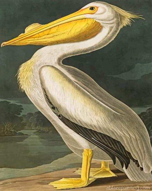 Aesthetic White Pelican Paint By Numbers.jpg