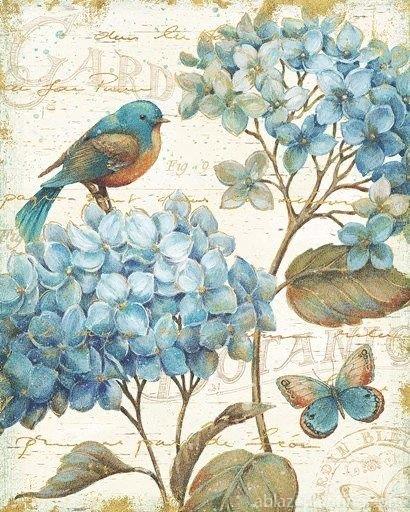 Blue Garden Birds Birds Paint By Numbers.jpg