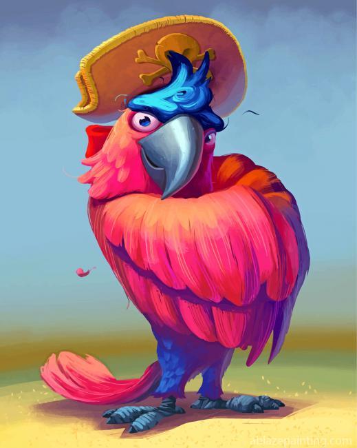 Pirate Macaw Paint By Numbers.jpg