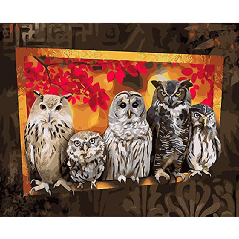 Group Of Owls Paint By Numbers.jpg