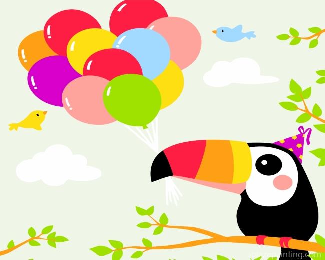 Toucan And Balloons Paint By Numbers.jpg