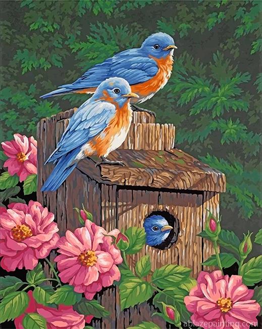 Garden Bluebirds Paint By Numbers.jpg