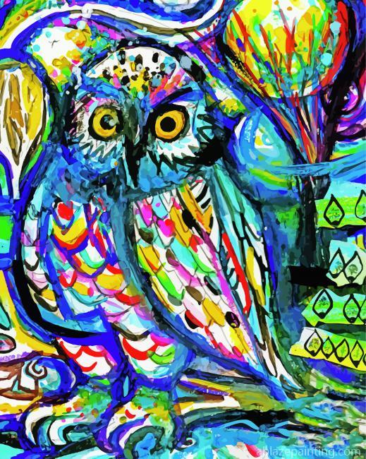 Abstract Owl Paint By Numbers.jpg