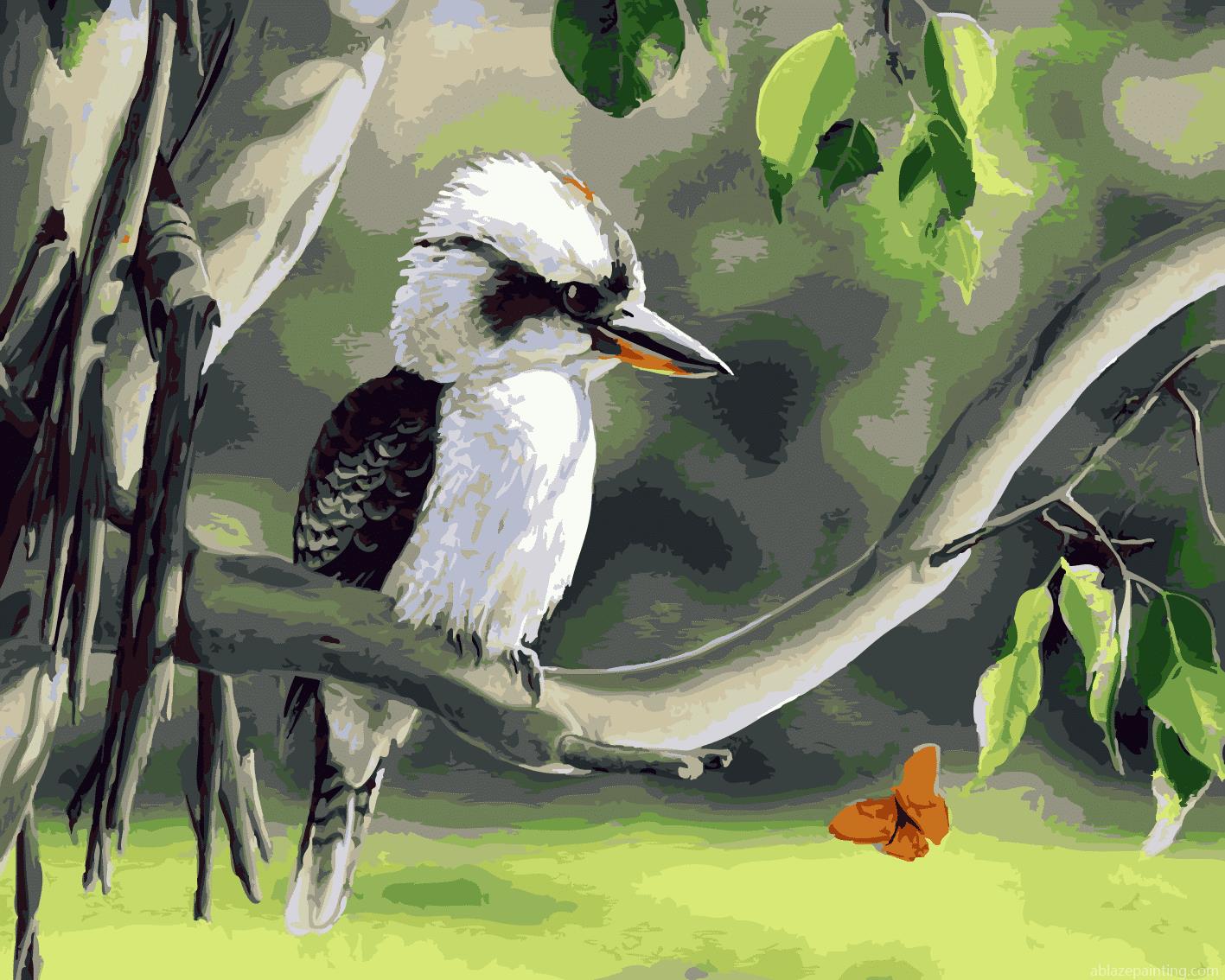 Kookaburra On Branch Paint By Numbers.jpg