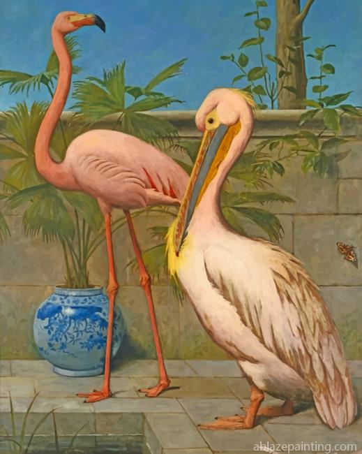 Flamingo And Pelican Paint By Numbers.jpg