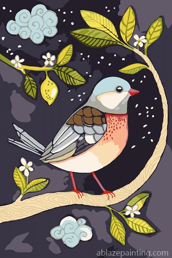Illustration Nightingale Bird Paint By Numbers.jpg