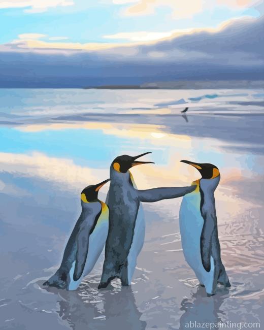 Penguins Birds Paint By Numbers.jpg