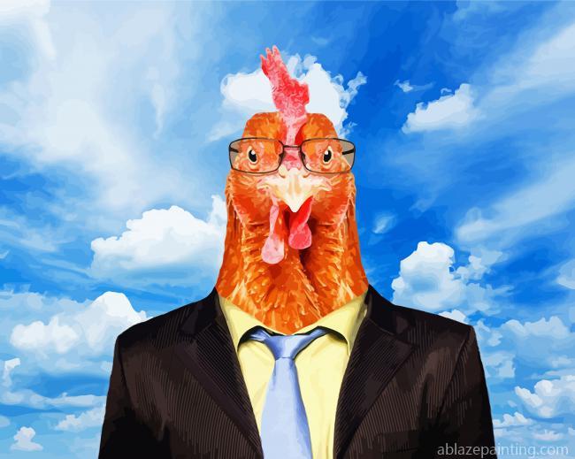 Classy Rooster In A Suit Paint By Numbers.jpg