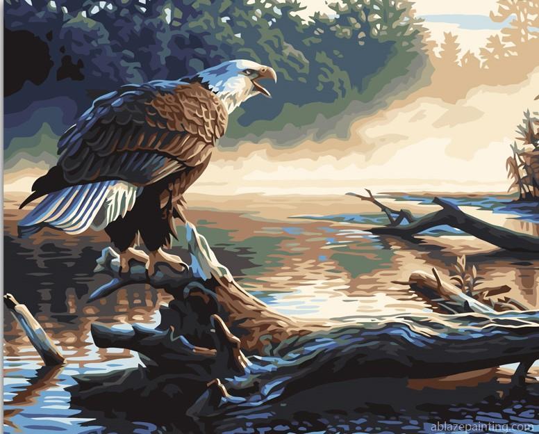 Water Eagle Birds Paint By Numbers.jpg