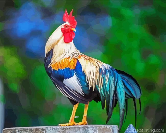 Aesthetic Bird Rooster Paint By Numbers.jpg