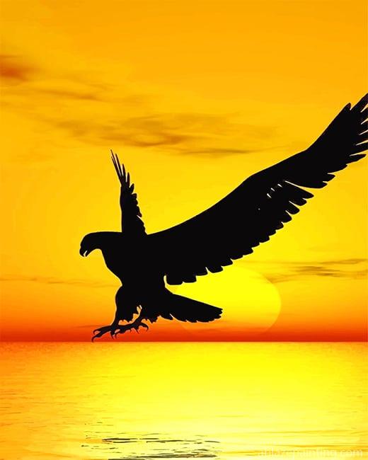 Eagle Silhouette New Paint By Numbers.jpg