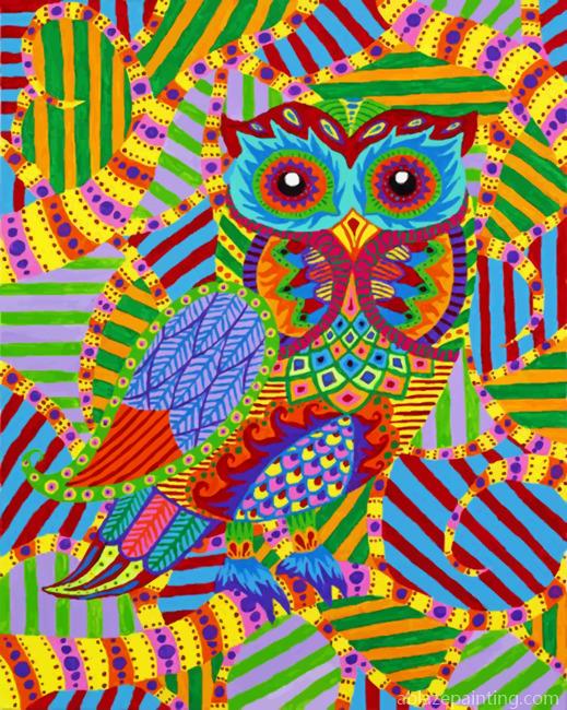 Abstract Colorful Owl Paint By Numbers.jpg