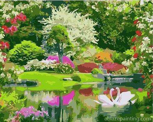 Garden Swans Paint By Numbers.jpg