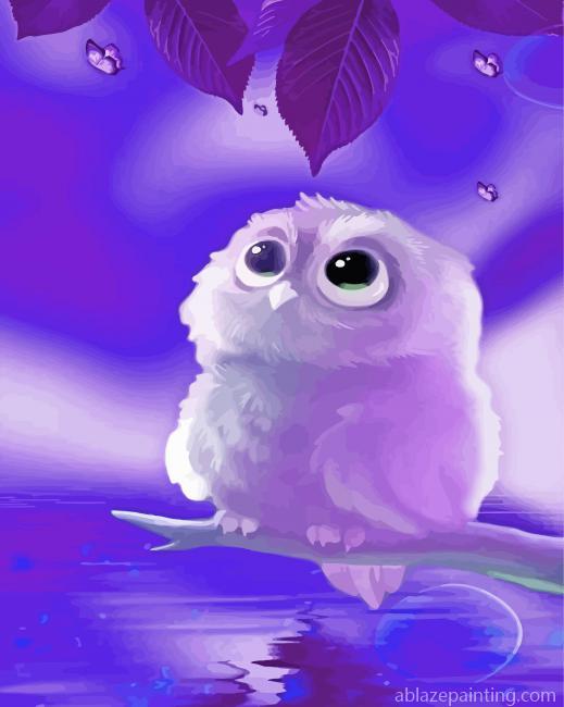 Aesthetic Purple Owl Paint By Numbers.jpg