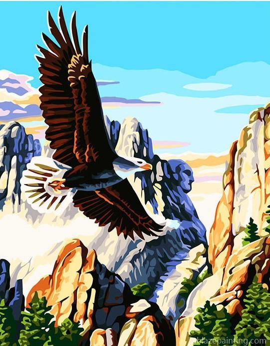 Flying Eagle Birds Paint By Numbers.jpg