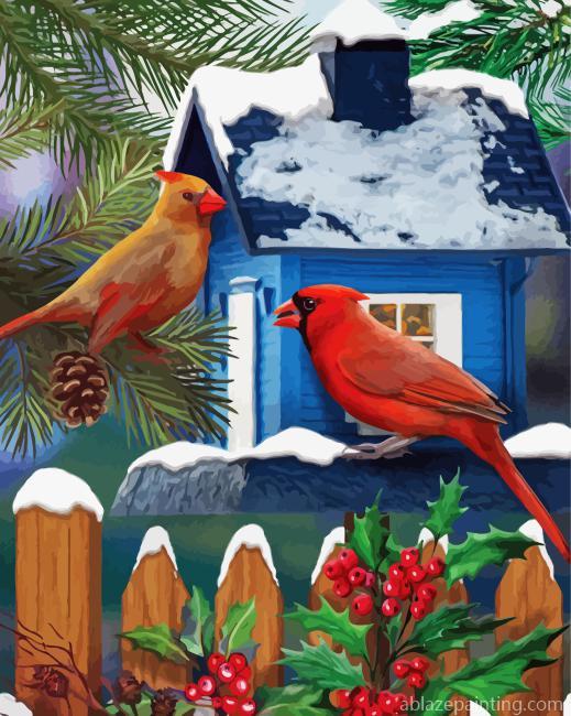 Snow Day Cardinals Paint By Numbers.jpg