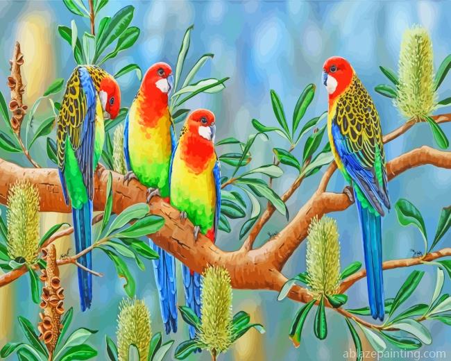 Aesthetics Eastern Rosella Birds Paint By Numbers.jpg