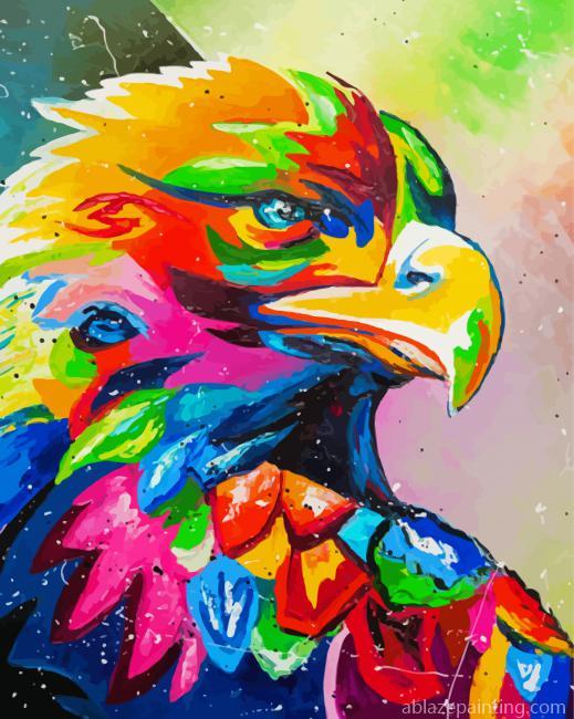 Colorful Eagle Head Art Paint By Numbers.jpg