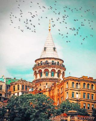 Galata Tower Istanbul Paint By Numbers.jpg