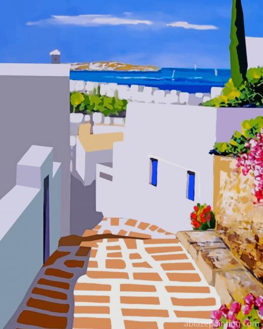 Santorini Greece New Paint By Numbers.jpg