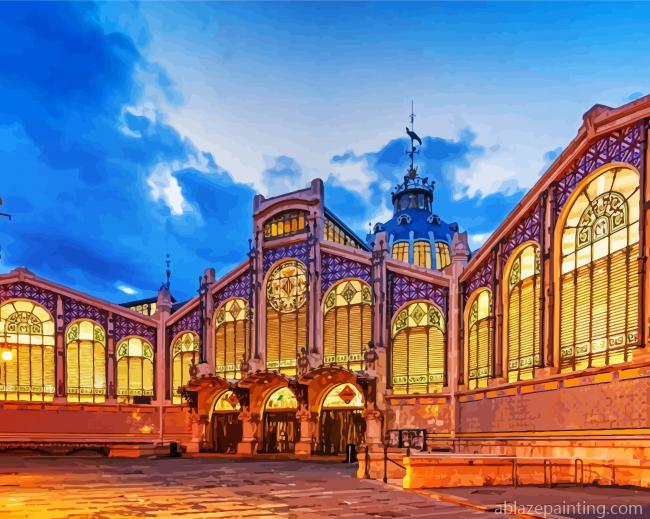 The Central Market Of Valencia Paint By Numbers.jpg