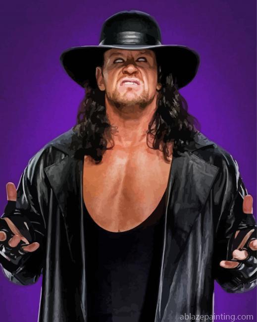 The Undertaker Wwe Wrestler Paint By Numbers.jpg