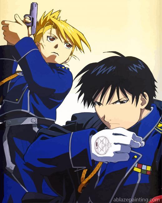 Riza Hawkeye And Roy Mustang Paint By Numbers.jpg