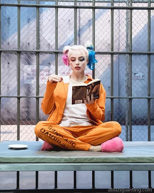 Harley Quinn Reading New Paint By Numbers.jpg