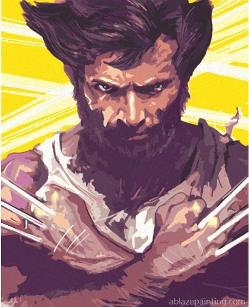 Wolverine Cartoon And Animation Paint By Numbers.jpg