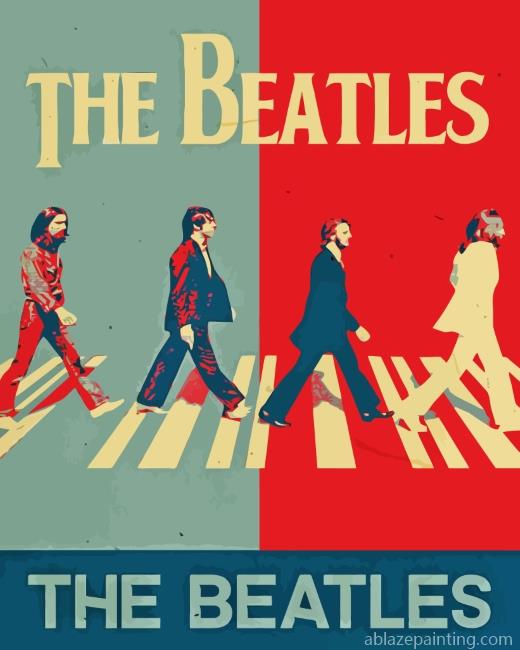 The Beatles Illustration Paint By Numbers.jpg