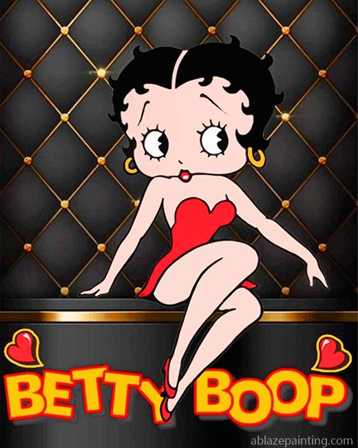 Betty Boop Illustration Paint By Numbers.jpg