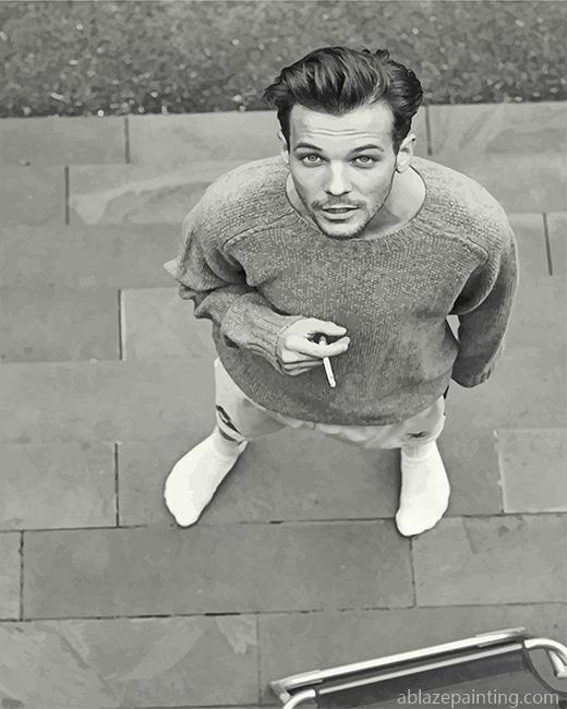 Black And White Louis Tomlinson New Paint By Numbers.jpg