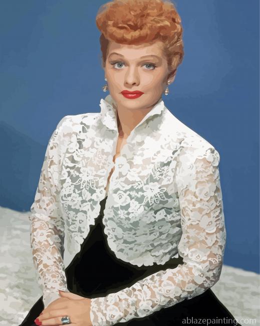 The Actress Lucille Ball Paint By Numbers.jpg
