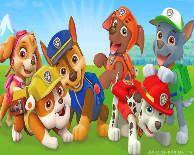 Paw Patrol Dogs Paint By Numbers.jpg