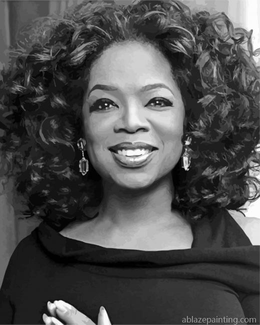 Monochrome Oprah Winfrey Paint By Numbers.jpg