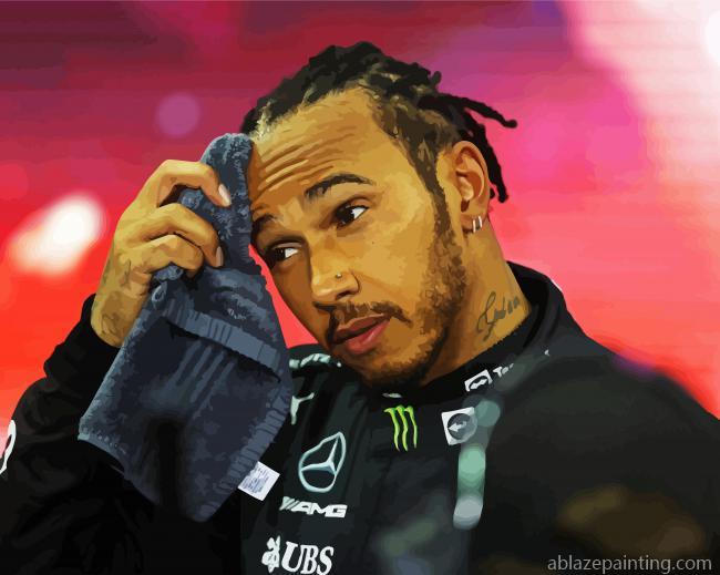 Race Car Driver Lewis Hamilton Paint By Numbers.jpg